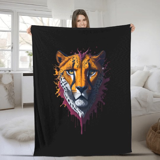 Cheetah | Wild Animal Fleece Blankets