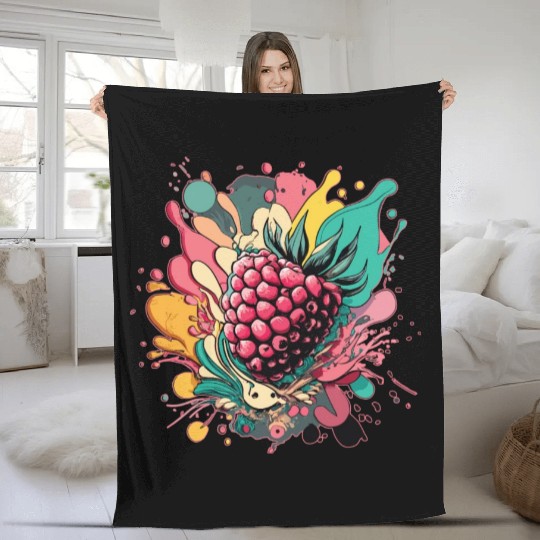 Raspberry Fleece Blankets