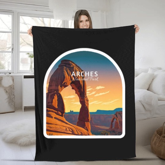 Arches National Park Fleece Blankets