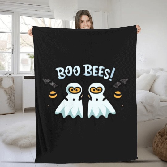 Halloween - Boo Bees Fleece Blankets