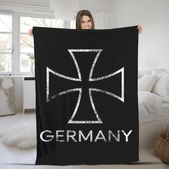 Iron Cross Eisernes Kreuz Germany Fleece Blankets