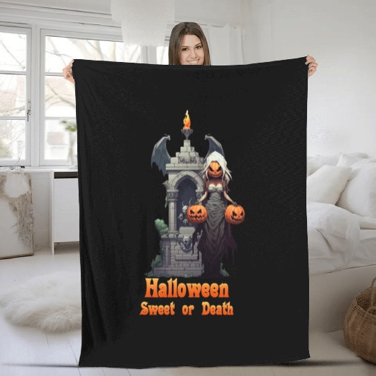 Sweet or Death Fleece Blankets