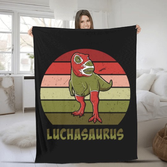 Mexican Wrestling Wrestler Lucha Libre Mask Mexico Fleece Blankets