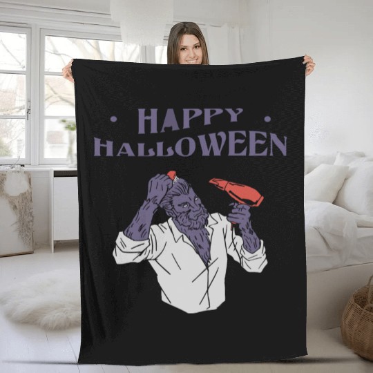 werewolf Fleece Blankets