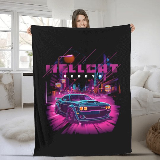 Hellcat SRT Fleece Blankets
