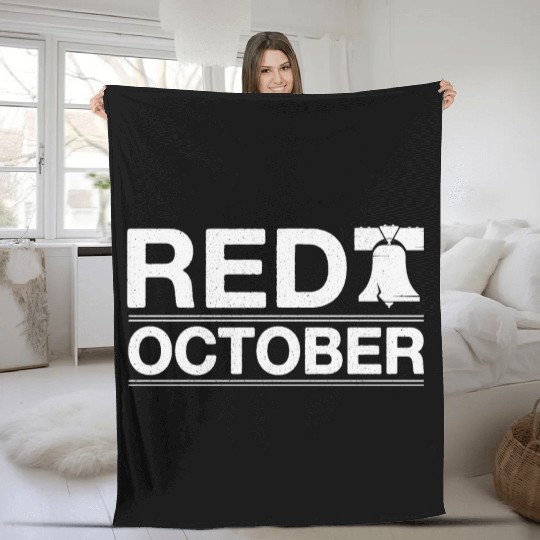 Philadelphia Red October Phillies Fleece Blankets