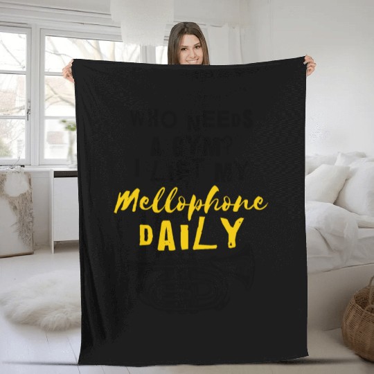 Mellophonist Musical Instrument Orchestra Fleece Blankets