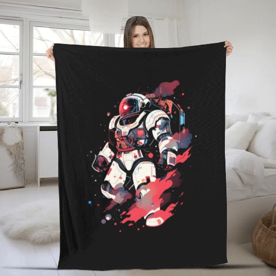 Astro Robo Fleece Blankets