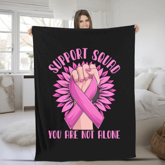 Support Squad You Are Not Alone Fleece Blankets