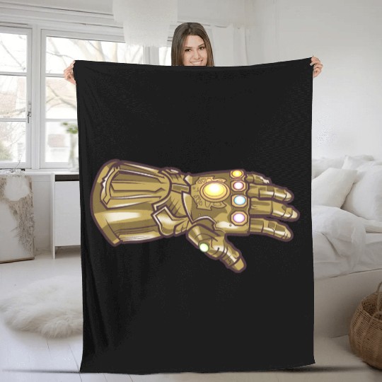 Thanos Infinity Gauntlet Fleece Blankets