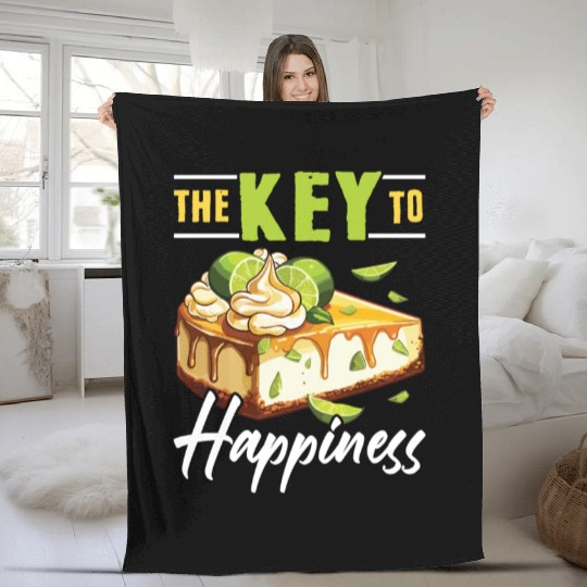 Key Lime Pie Lover Dessert Fleece Blankets