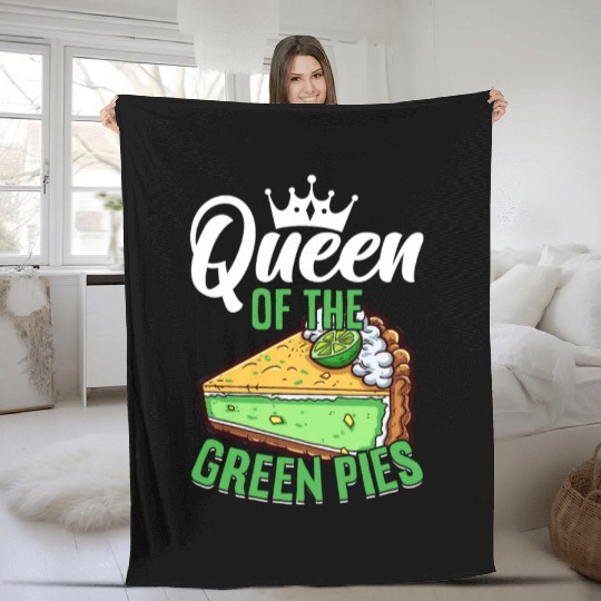 Key Lime Pie Lover Dessert Fleece Blankets