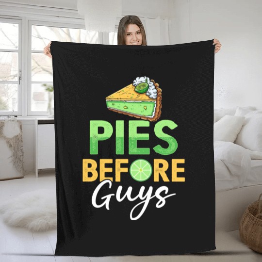 Key Lime Pie Lover Dessert Fleece Blankets
