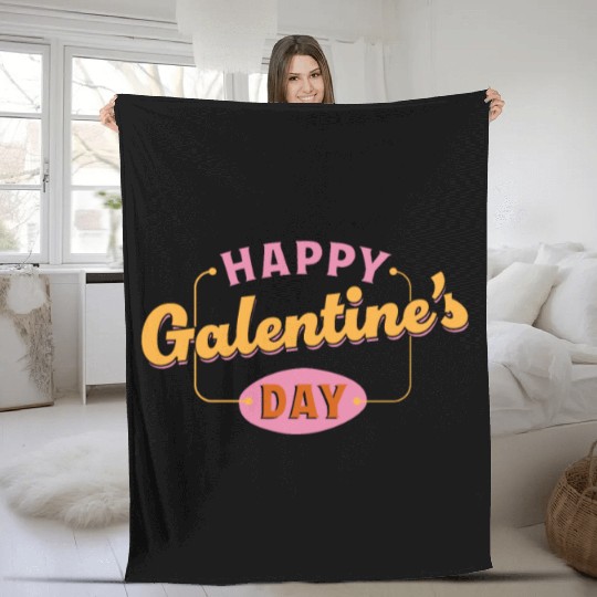 Be My Galentine. Galentine's Day Fleece Blankets