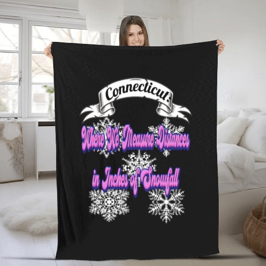Connecticut Fleece Blankets
