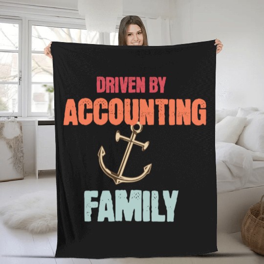 Driven by Accounting Anchored by Family Fleece Blankets