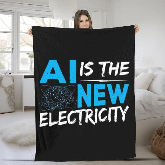 Robot Engineer Robotics Engineers AI Developer AI Fleece Blankets