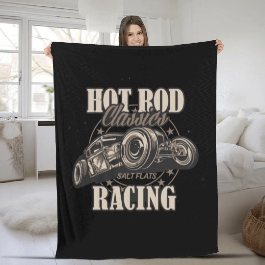 Hot Rod Classics Racing Fleece Blankets