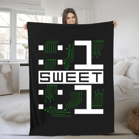 Network Admin Programmer ::1 Sweet ::1 Fleece Blankets