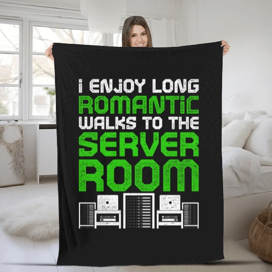 Network Admin Programmer Fleece Blankets