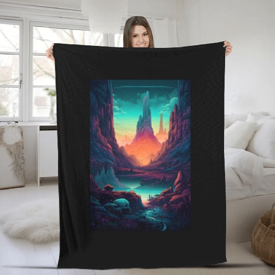 Grand Canyon USA Fleece Blankets