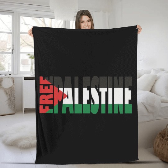 free palestine Fleece Blankets