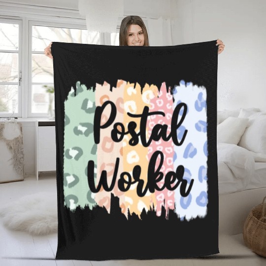 Postal worker Fleece Blankets
