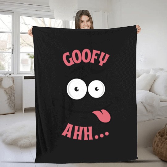 Goofy aaahh Fleece Blankets