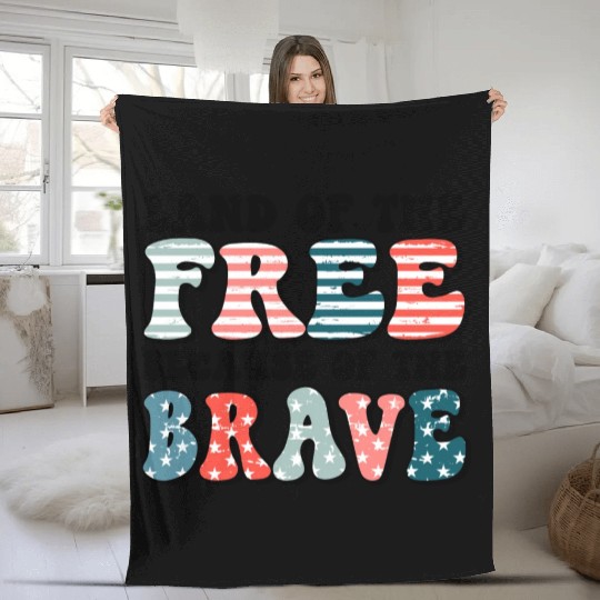 Land of the free Fleece Blankets