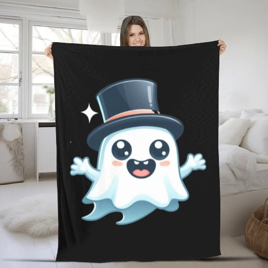 happy Halloween 2023 Fleece Blankets
