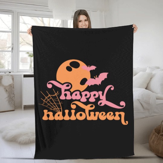 Happy Halloween 2023 Fleece Blankets