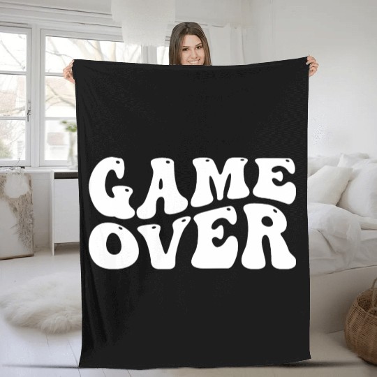 Game over Fleece Blankets