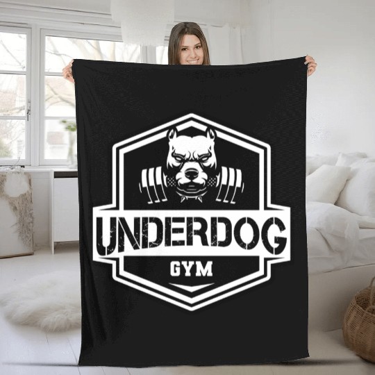 Pittbull - Underdog GYM Fleece Blankets