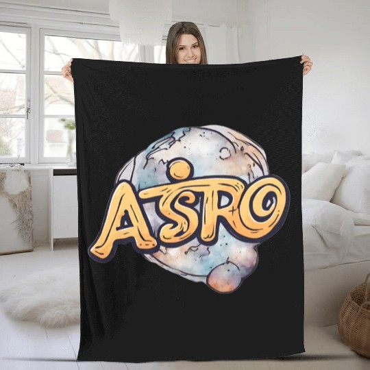 Astro rock Fleece Blankets