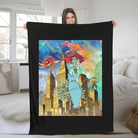 Golden Temptations Money Tree Fleece Blankets