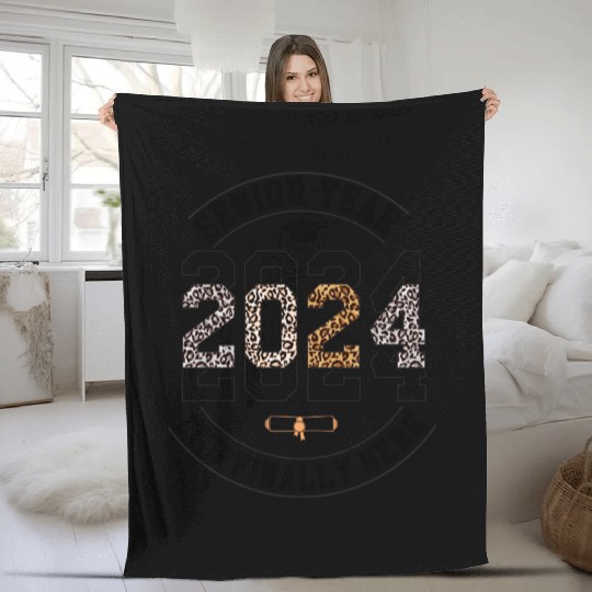 Senior Year 2024 It s Finally Here Fleece Blankets