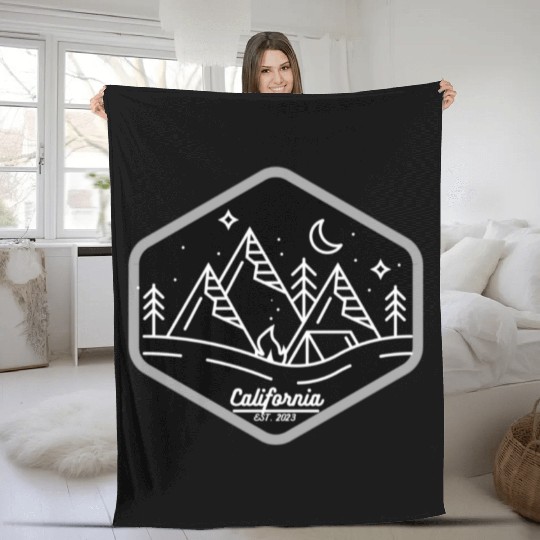 Midnight California Fleece Blankets