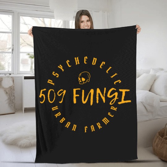 508 Fungi merchandise "Nefarious" Fleece Blankets