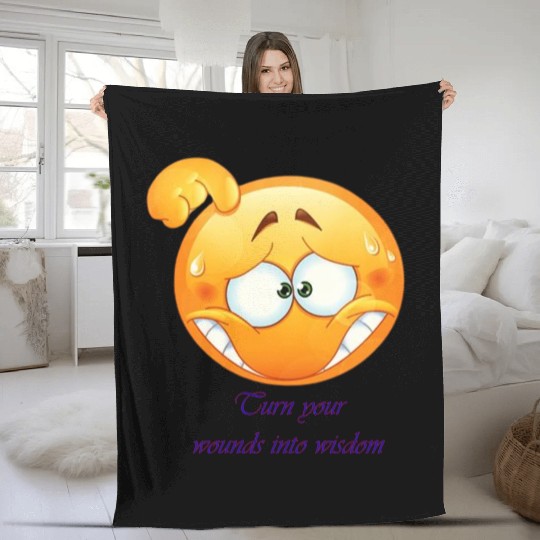 wednesday copy Fleece Blankets