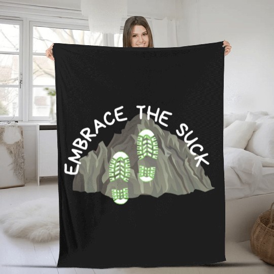 Embrace the Suck! Fleece Blankets