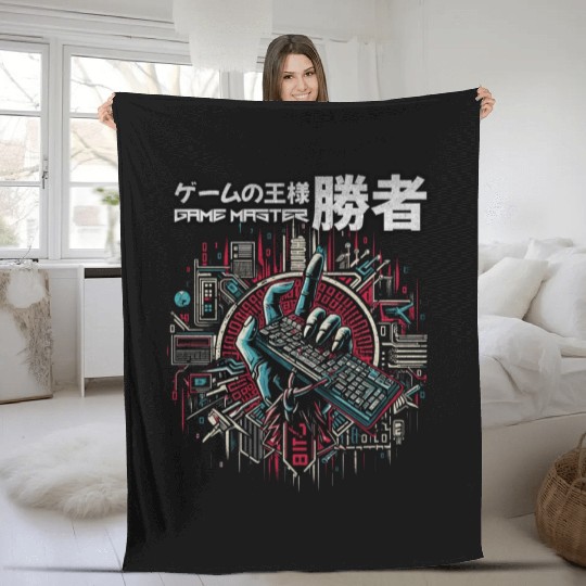 Freedom trough the Keyboard Fleece Blankets