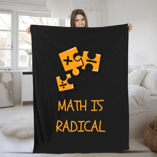 Radical Math Fleece Blankets