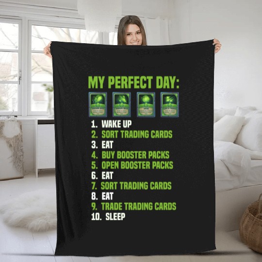 Trading Cards | Card Games Card Collector Gift Fleece Blankets