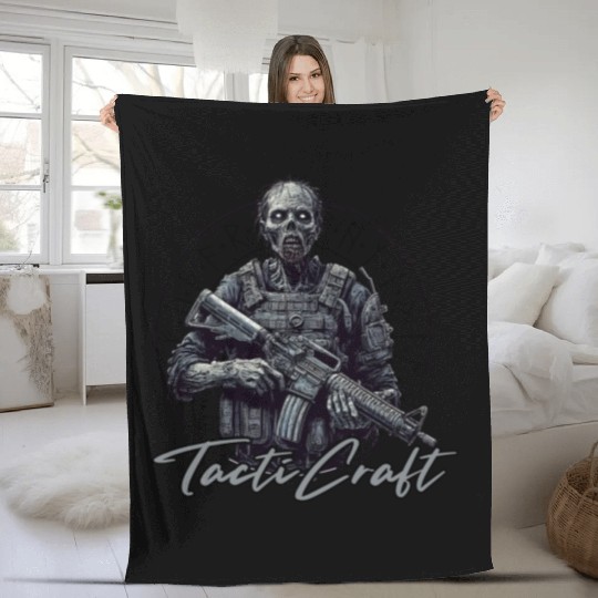 Zombie Rune Magic Fleece Blankets