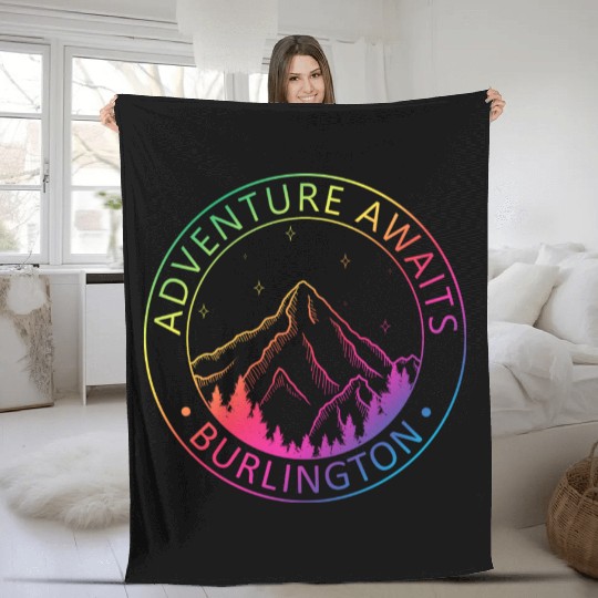 Burlington Vermont Usa Adventure Awaits Fleece Blankets