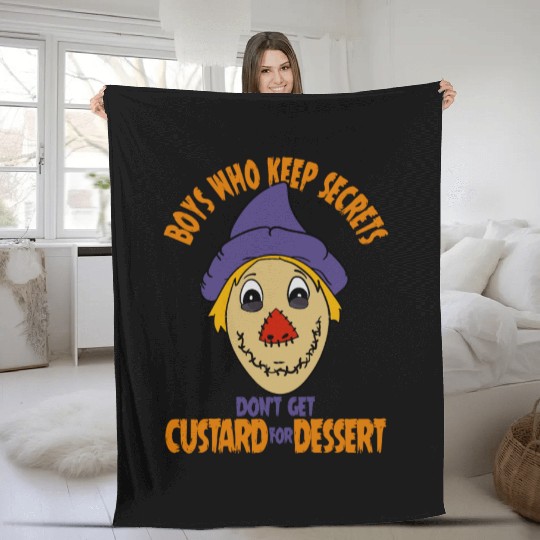 Corey Cunningham Scarecrow Mask Fleece Blankets