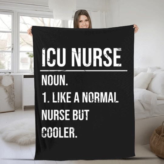 Registered Nurse RN Medical Hospital Healthcare Fleece Blankets
