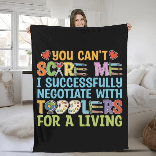Daycare Teacher Funny Fleece Blankets