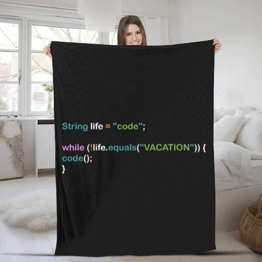 Funny Programmer Nerd Computer Science Programming Fleece Blankets