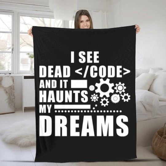 Programmer Saying Computer Science Programming Fleece Blankets